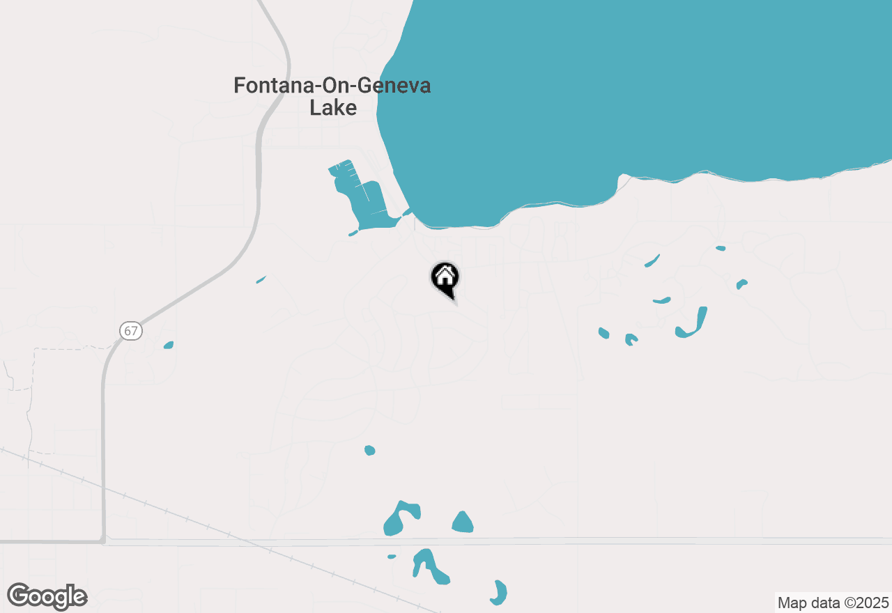 Map of 428 Hillcrest Dr, Fontana, WI 53125