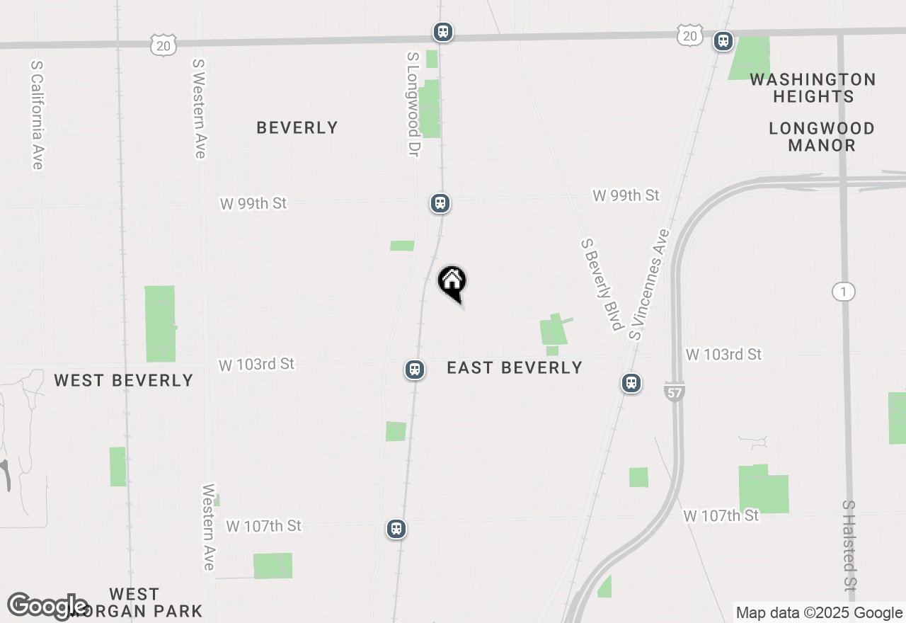 Map of 10139 S Wood Street, Chicago, IL 60643