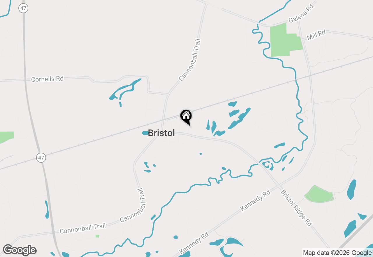 Map of 16 Grove Street, Bristol, IL 60512