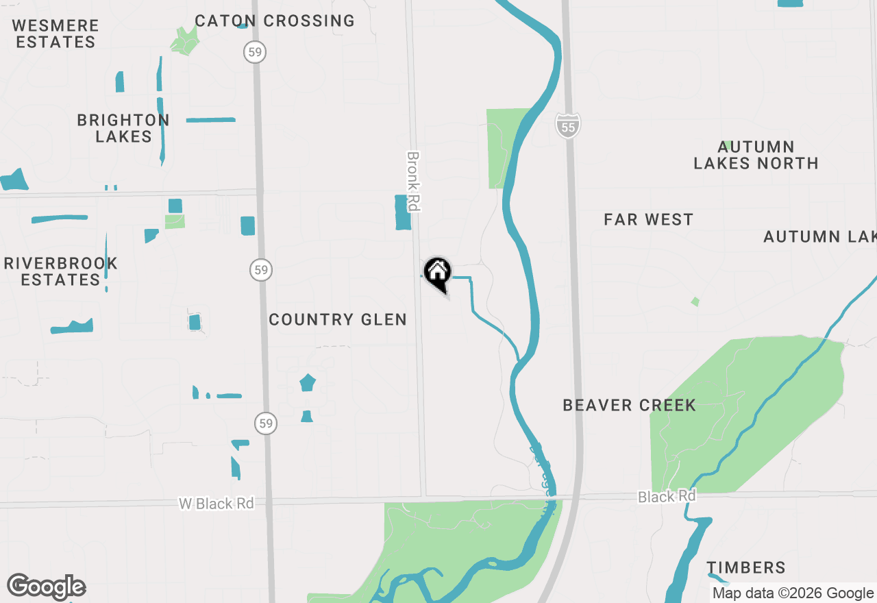 Map of 4326 River Glen Drive, Joliet, IL 60431