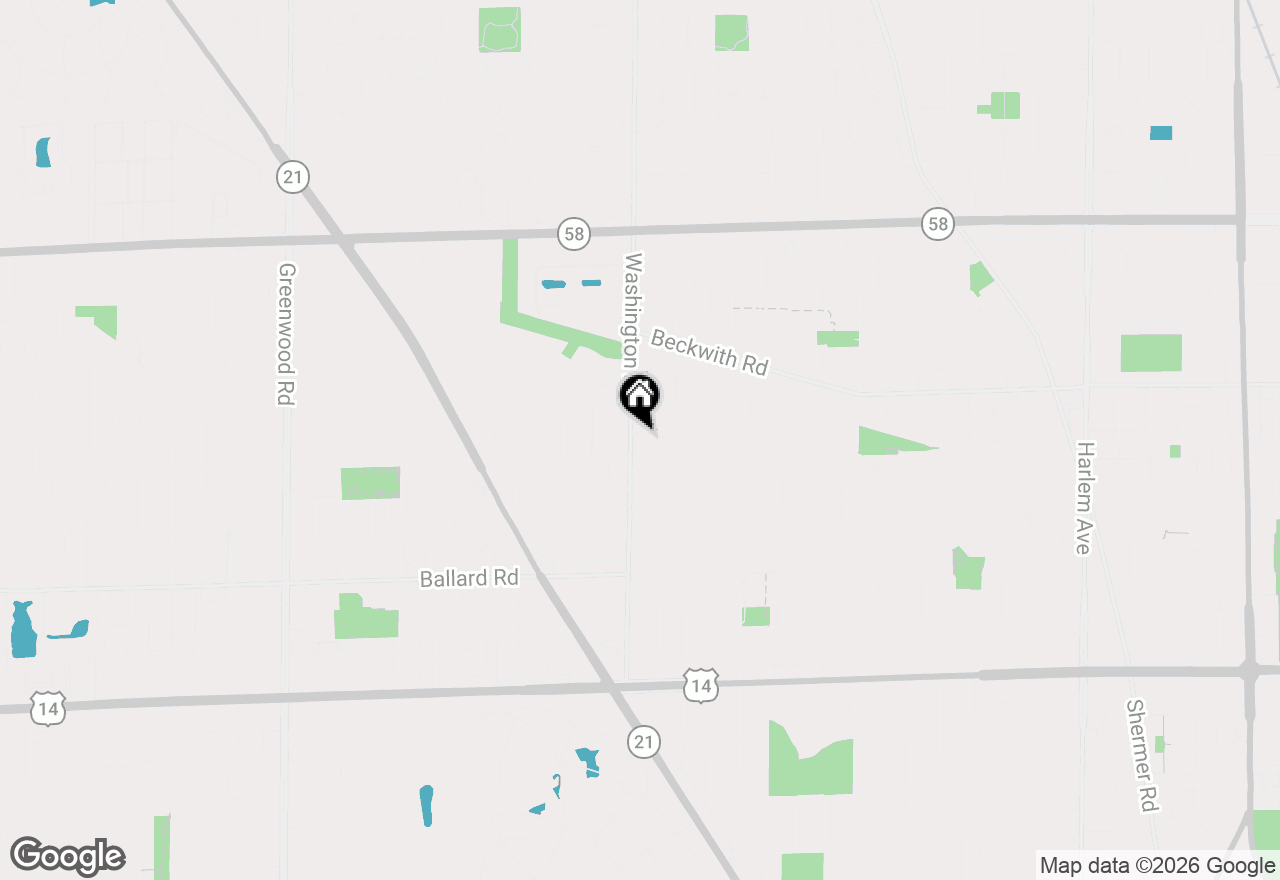 Map of 9215 Washington Road, Morton Grove, IL 60053