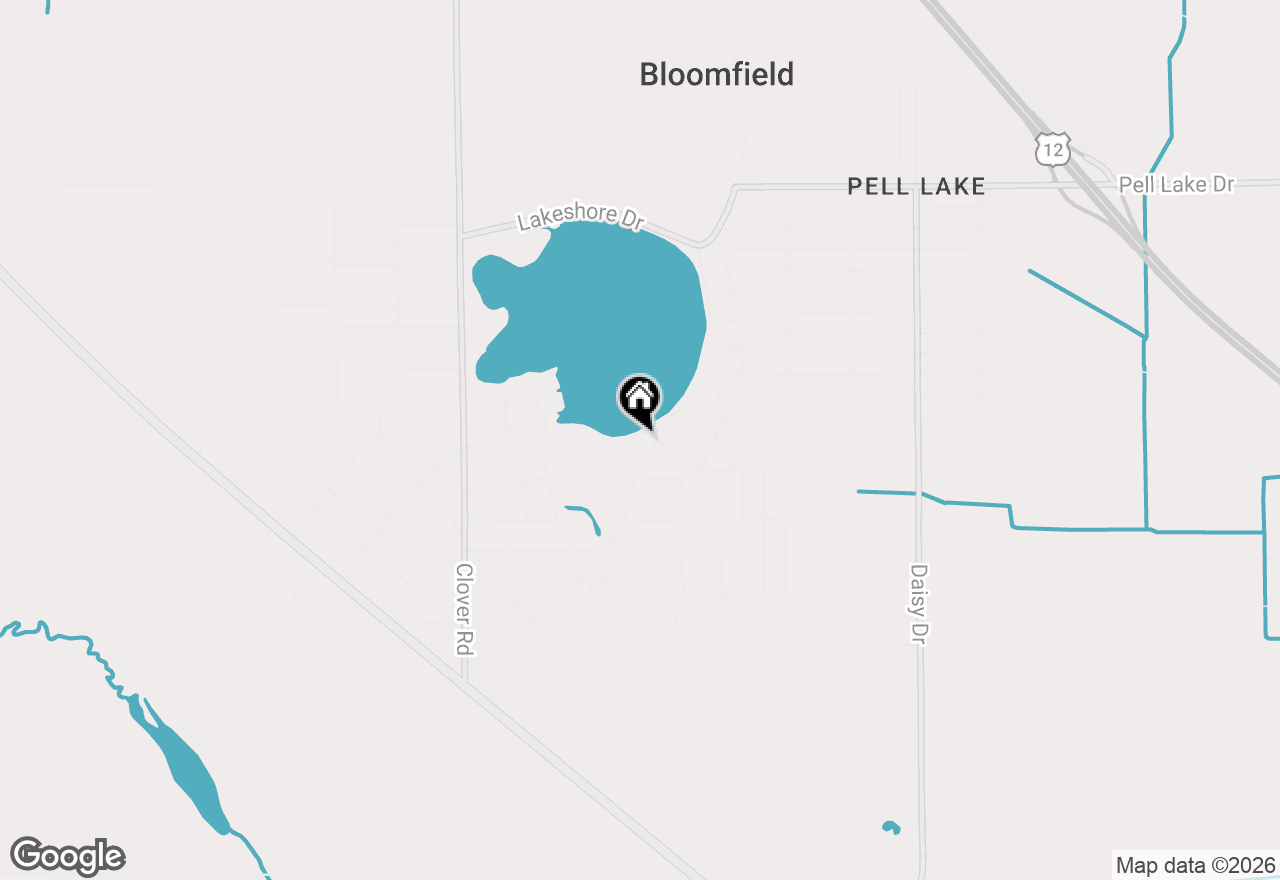 Map of W1143 Lake Dr, Genoa City, WI 53128