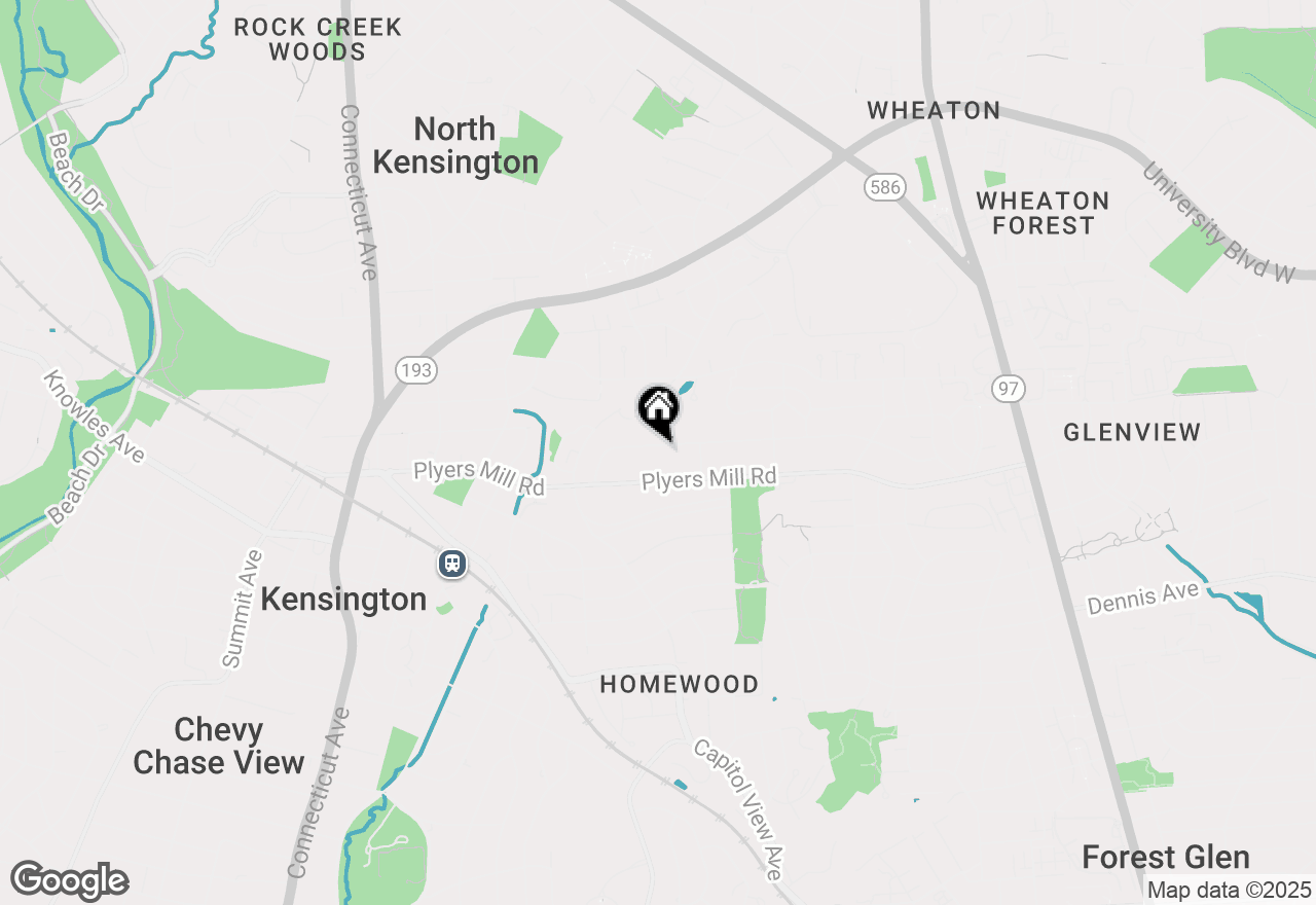 Map of 3014 Jennings Road, Kensington, MD 20895