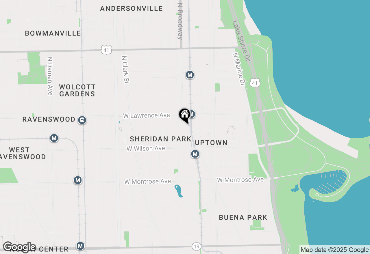 Map of 4715 N Racine Avenue #305, Chicago, IL 60640