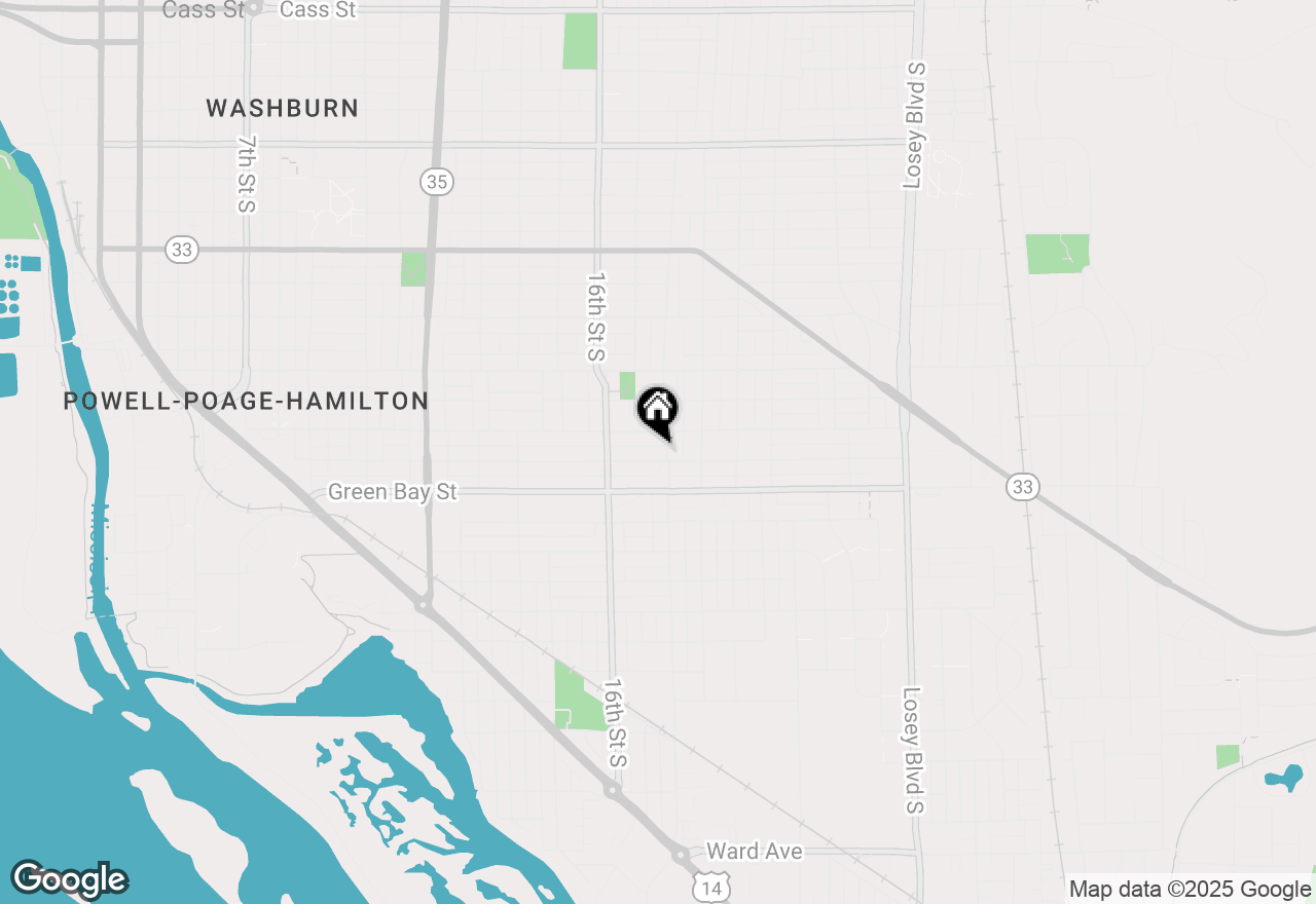 Map of 1653 Redfield St, La Crosse, WI 54601