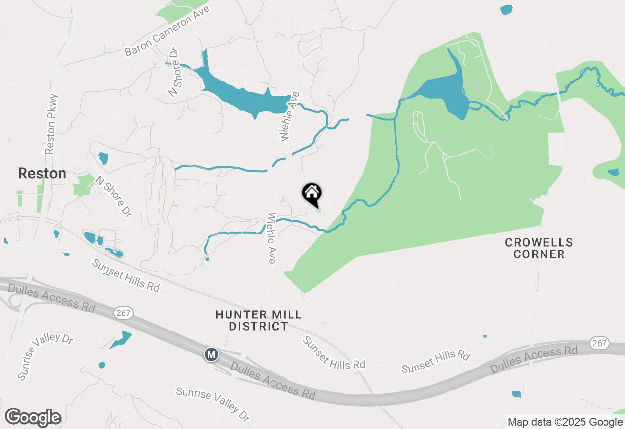 Map of 1670 Parkcrest Circle #3B/300, Reston, VA 20190