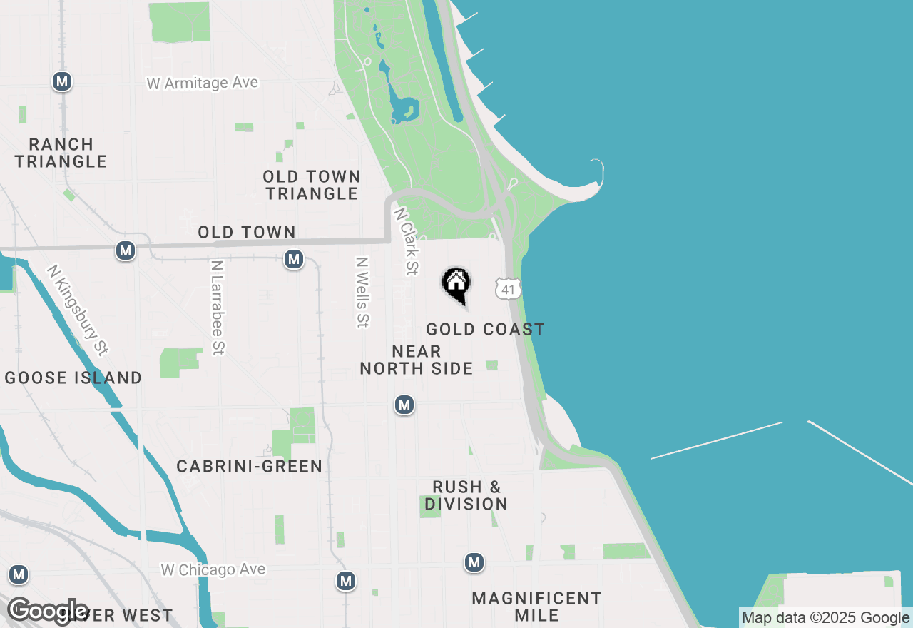 Map of 1400 N State Parkway #10F, Chicago, IL 60610