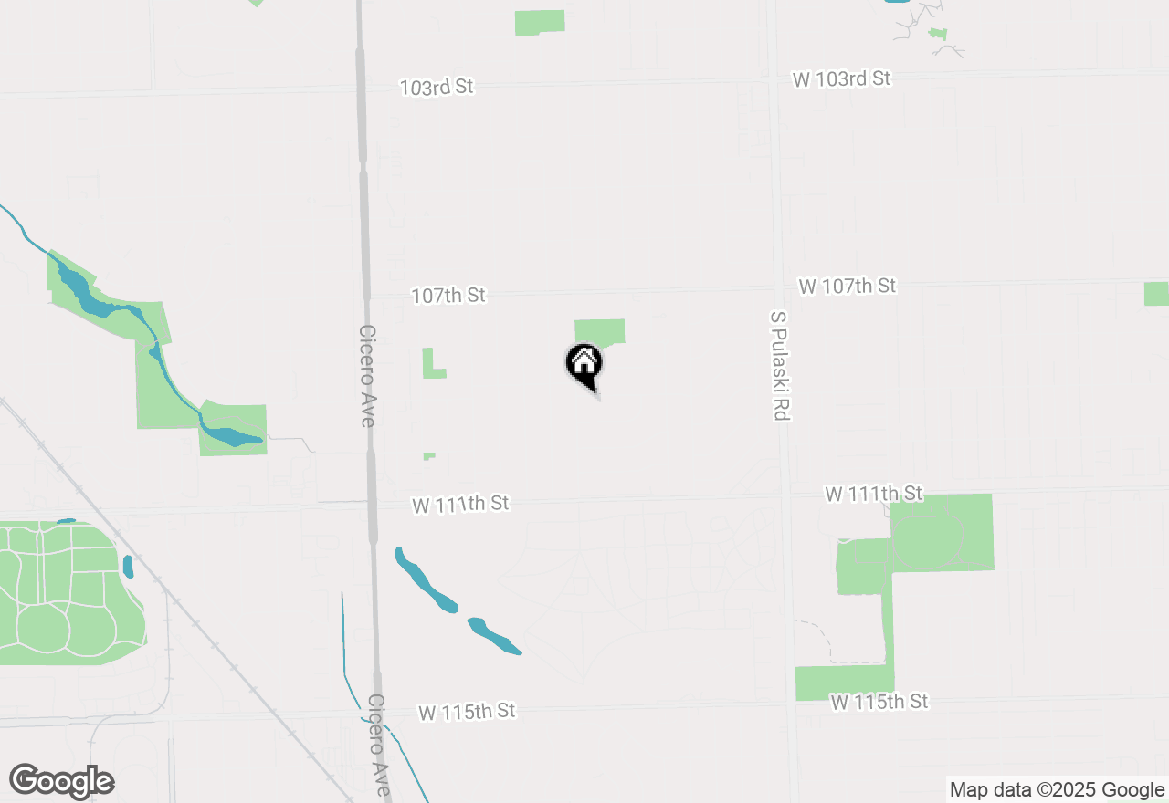 Map of 4343 W 109th Street, Oak Lawn, IL 60453