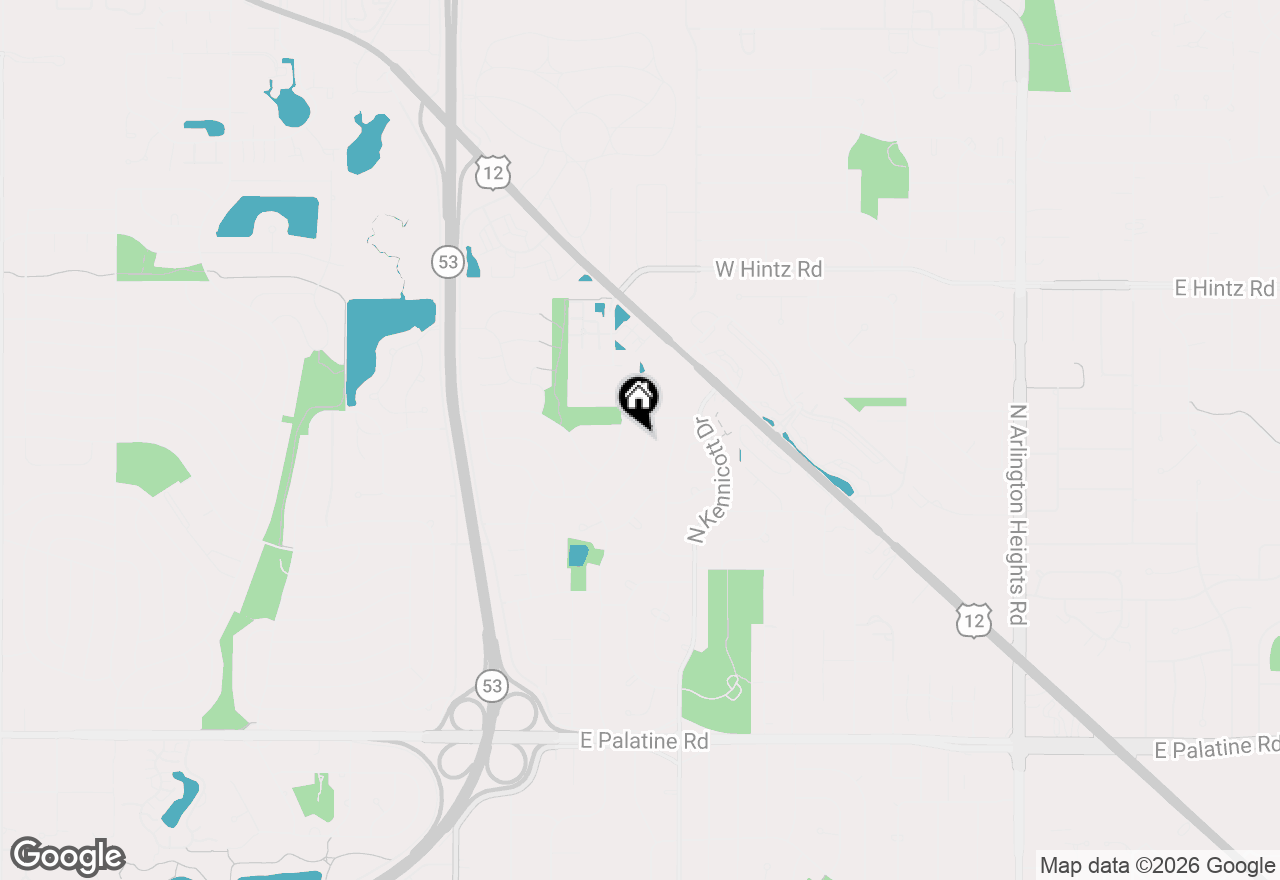 Map of 2406 N Lafayette Street, Arlington Heights, IL 60004