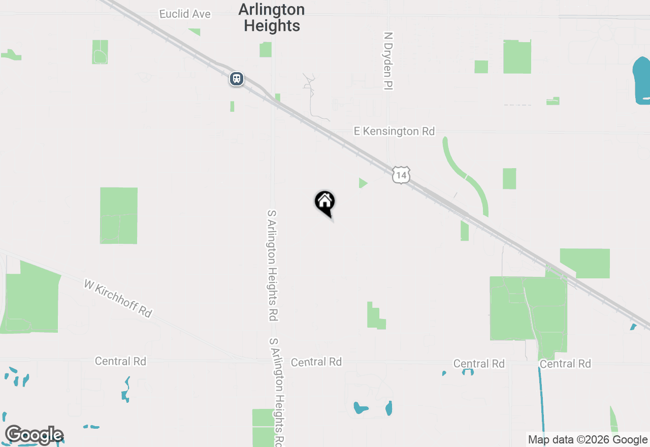 Map of 527 E Mayfair Road, Arlington Heights, IL 60005