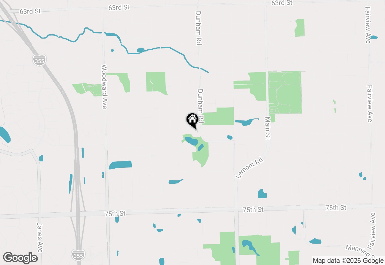 Map of 7100 Terrace Drive, Downers Grove, IL 60516
