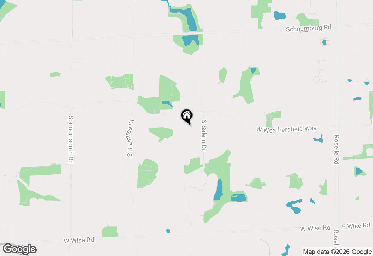 Map of 524 Hingham Lane, Schaumburg, IL 60193