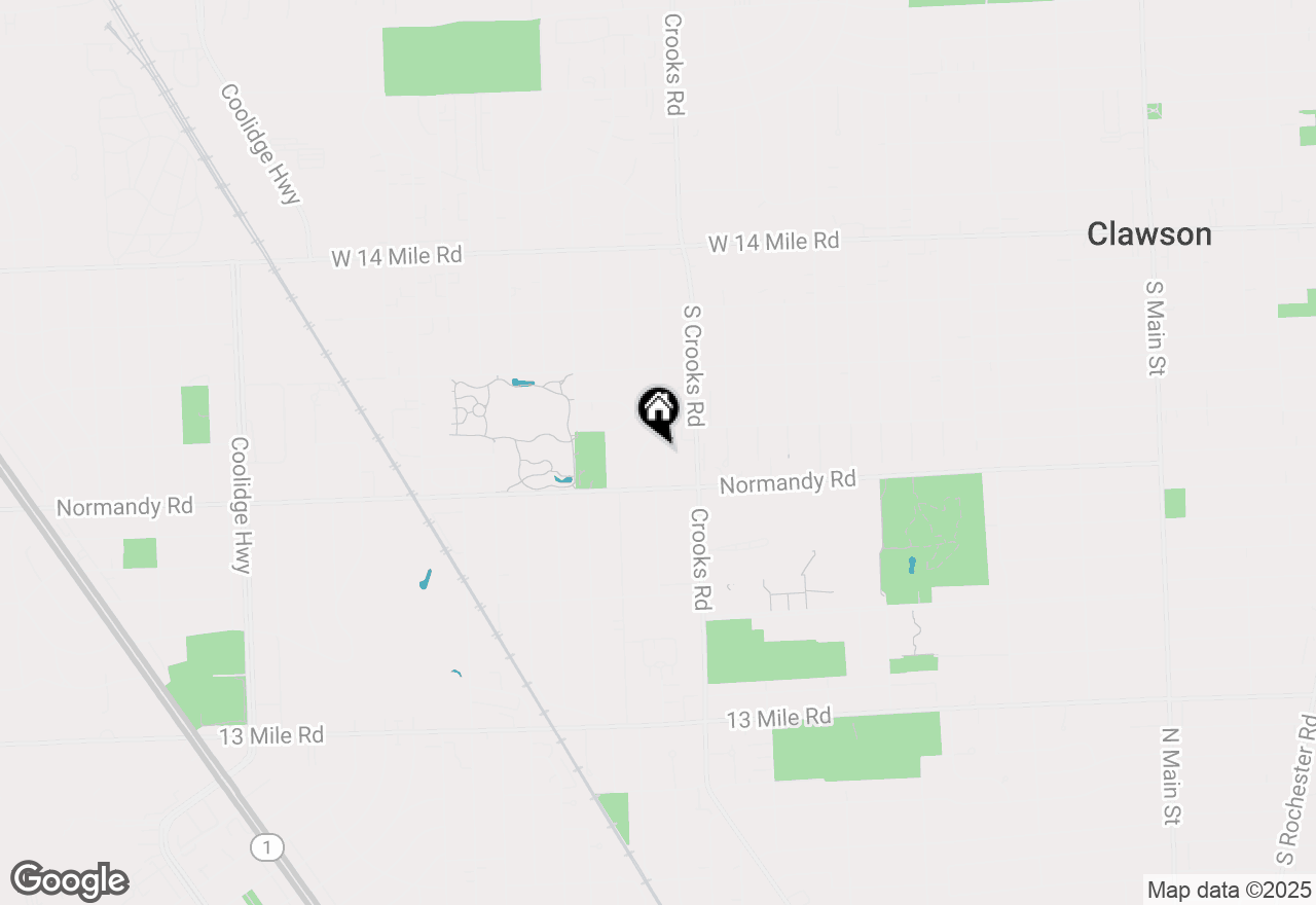 Map of 1737 Cresthill Avenue, Royal Oak, MI 48073