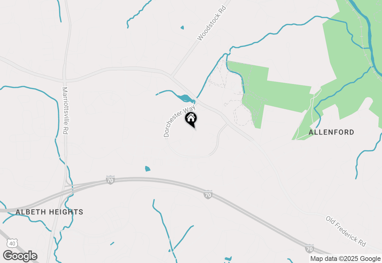 Map of 10773 Folkestone Way, Woodstock, MD 21163