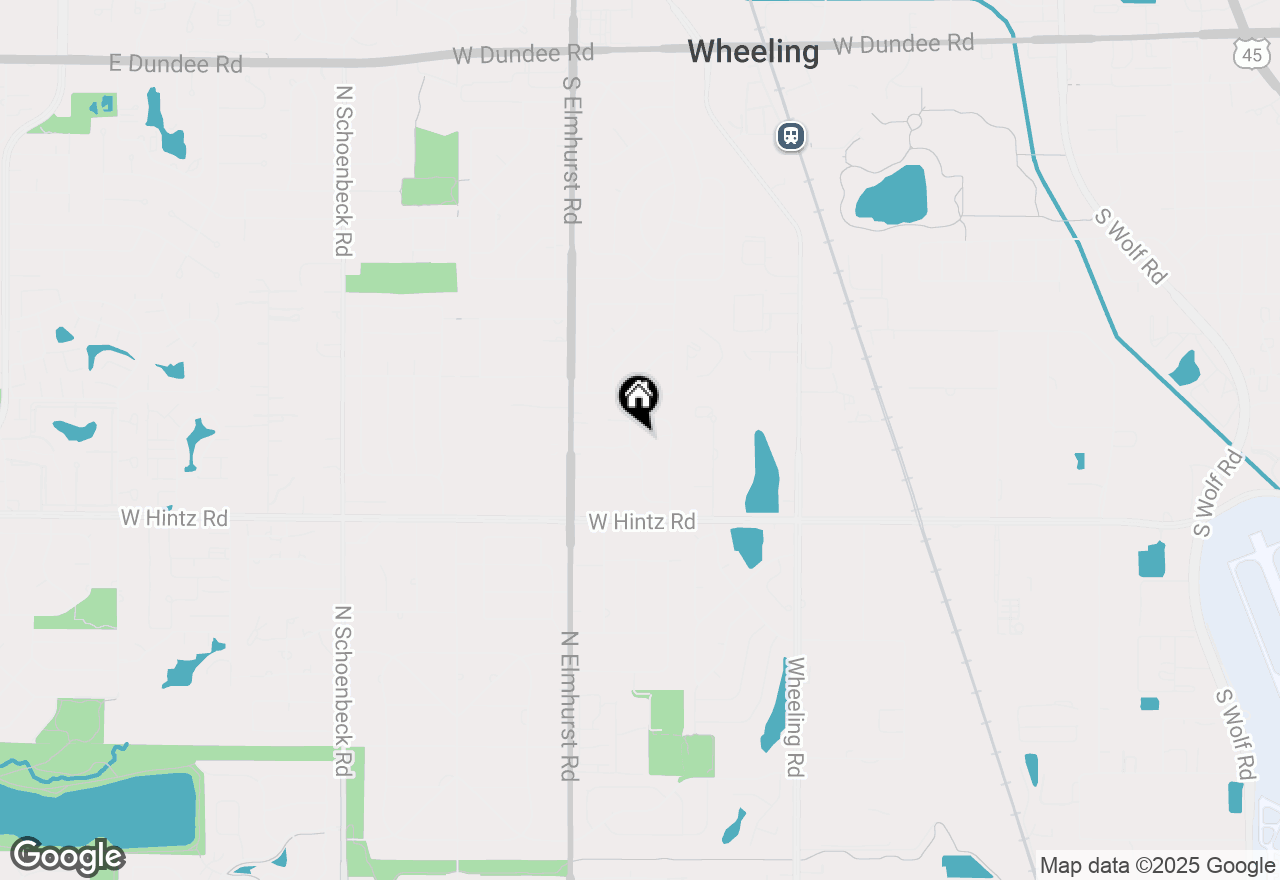 Map of 661 Garth Road, Wheeling, IL 60090