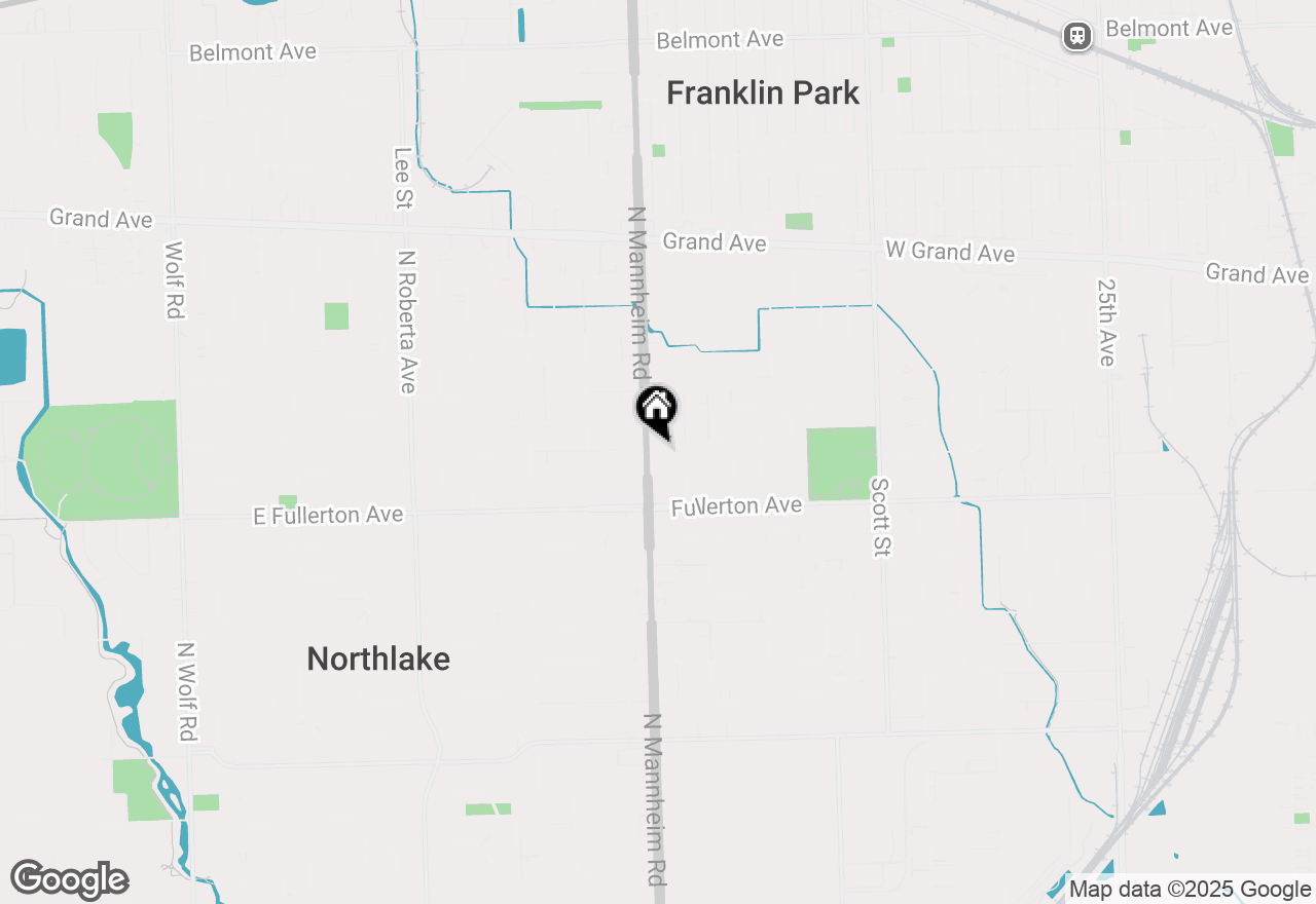 Map of 2441 N Mannheim Road, Franklin Park, IL 60131