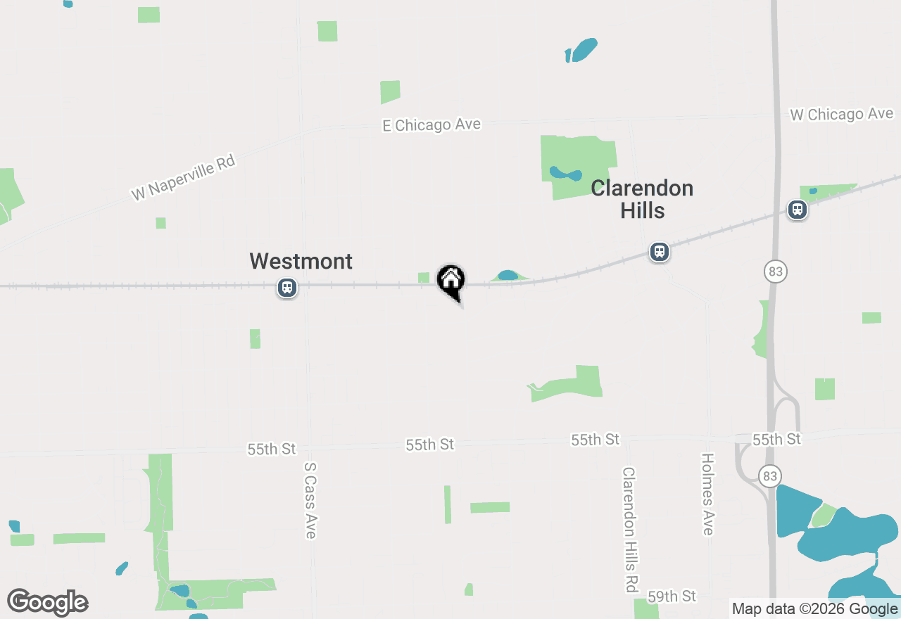 Map of 28 S Richmond Avenue, Westmont, IL 60559