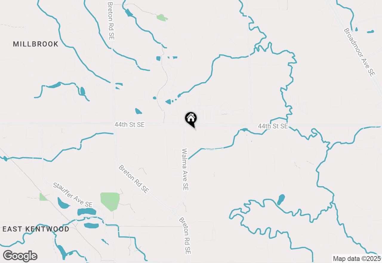 Map of 2817 Foxglove Lane, Kentwood, MI 49512