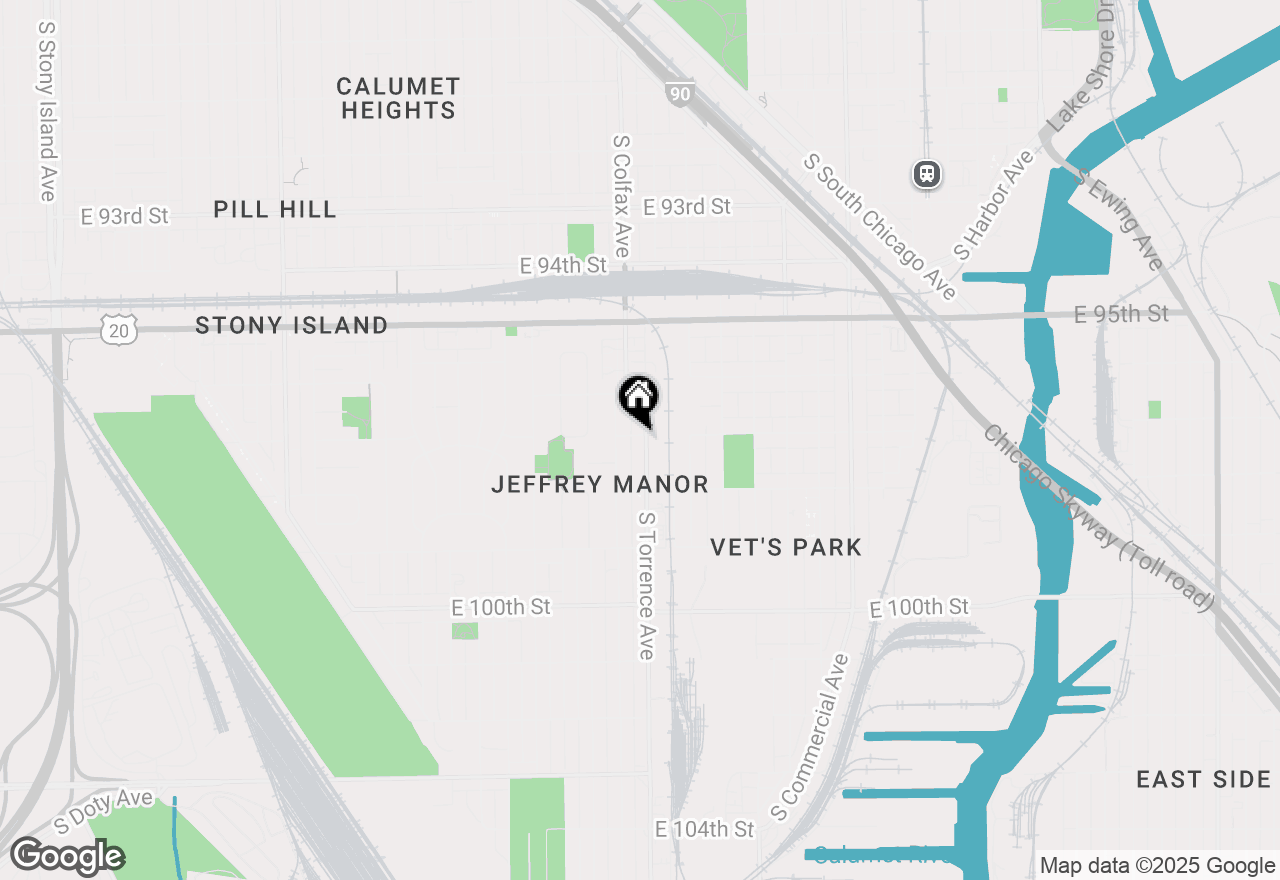 Map of 9700 S Torrence Avenue, Chicago, IL 60617