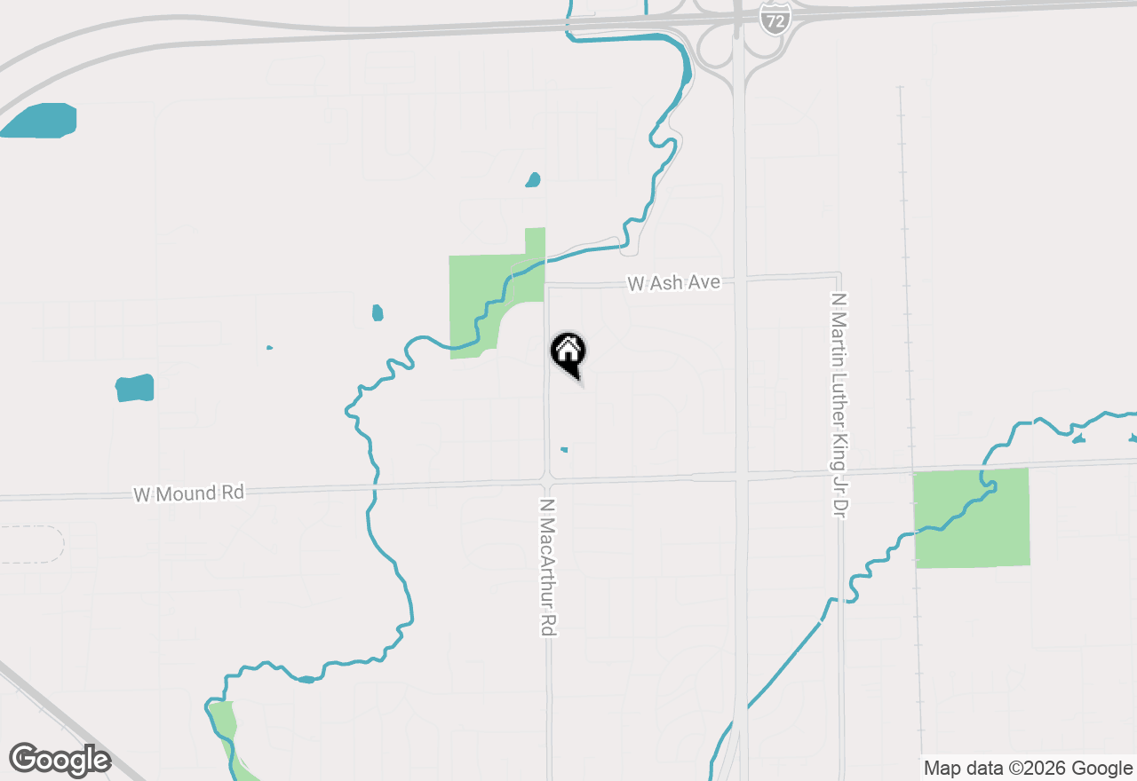 Map of 540 W Lourdes Place, Decatur, MI 62521