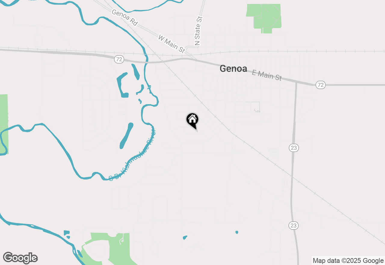 Map of 707 Cedar Lane, Genoa, IL 60135