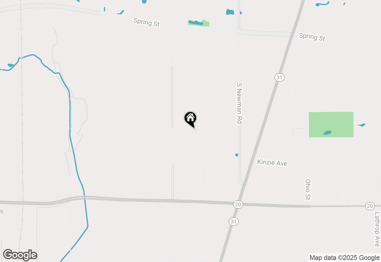 Map of 586 Calvin Ln, Mount Pleasant, WI 53406