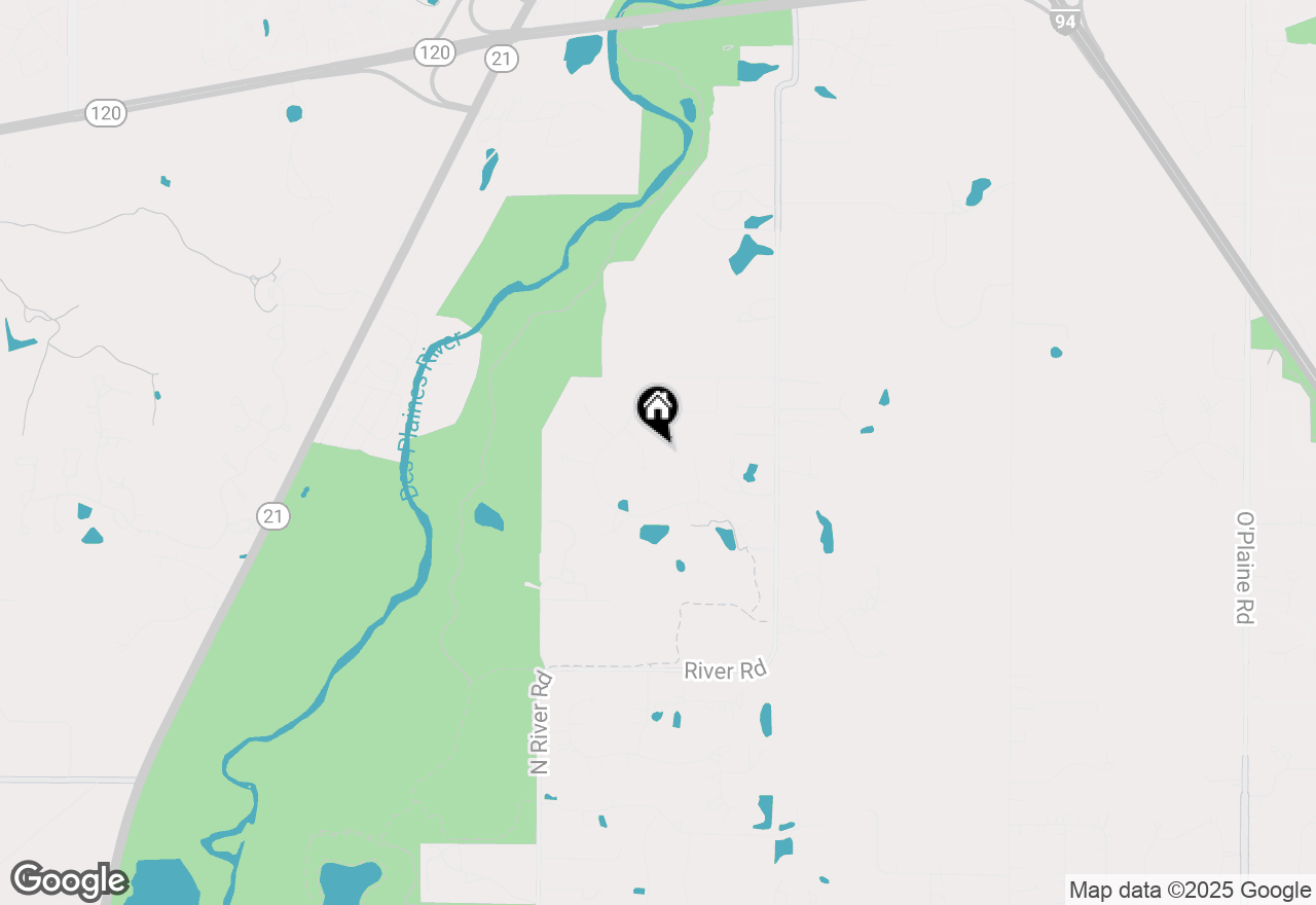 Map of 5540 Hilltop Lane, Libertyville, IL 60048