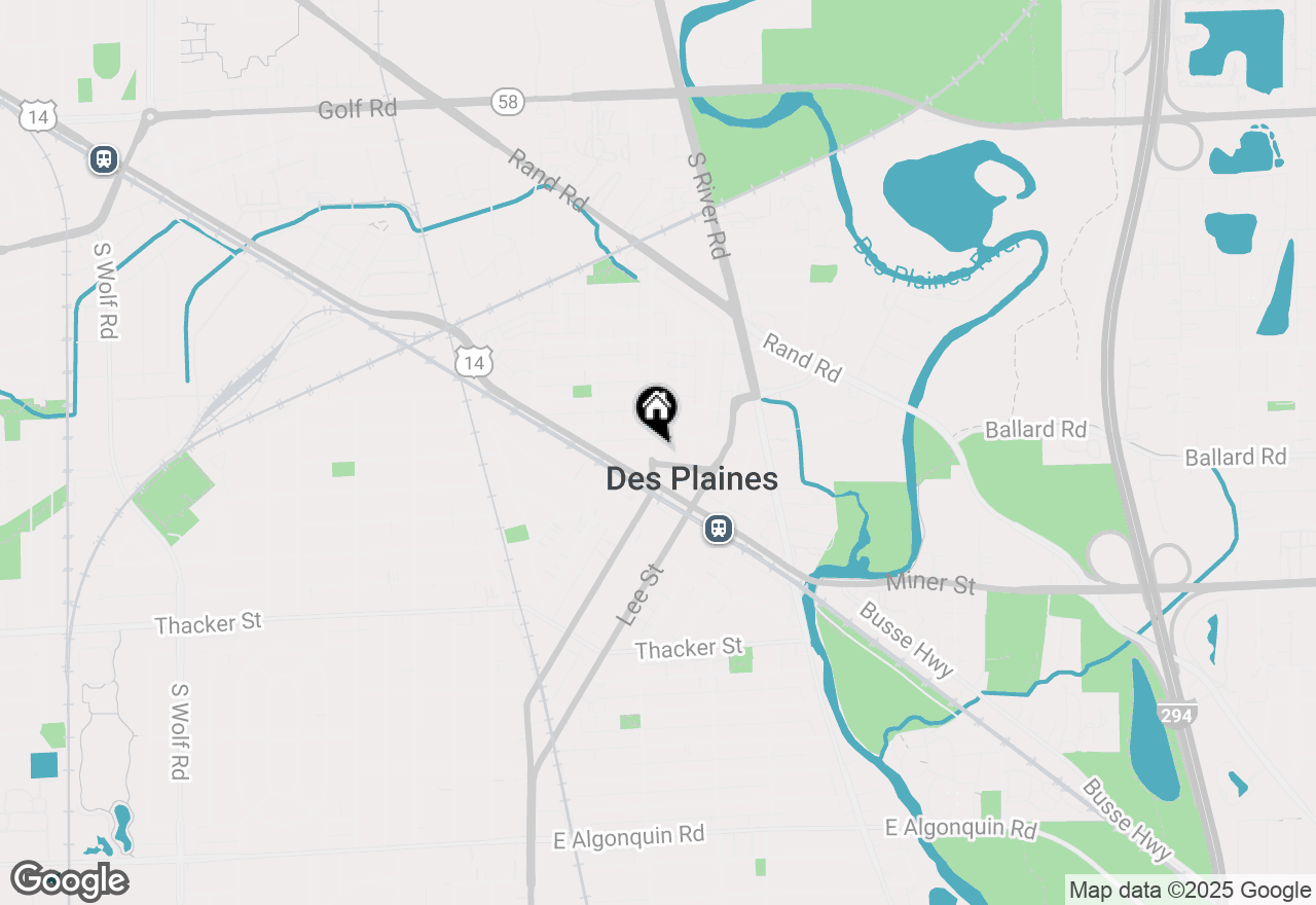 Map of 555 Graceland Avenue #505, Des Plaines, IL 60016