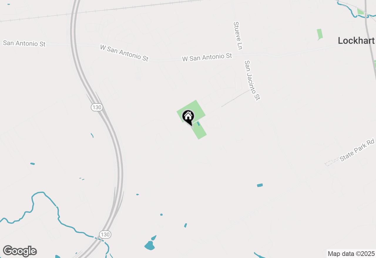 Map of 1513 Foxglove Dr, Lockhart, TX 78644