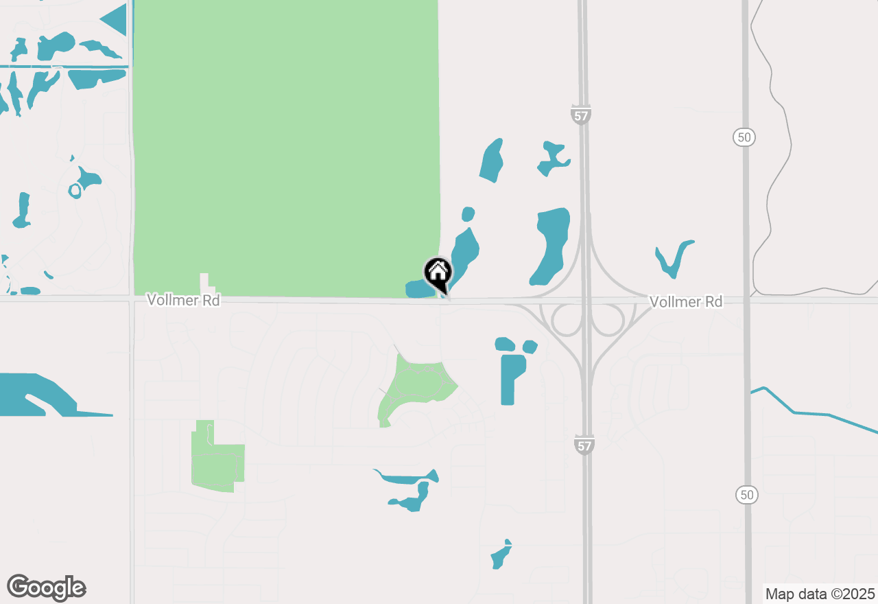 Map of 5605 W Vollmer Road, Matteson, IL 60443