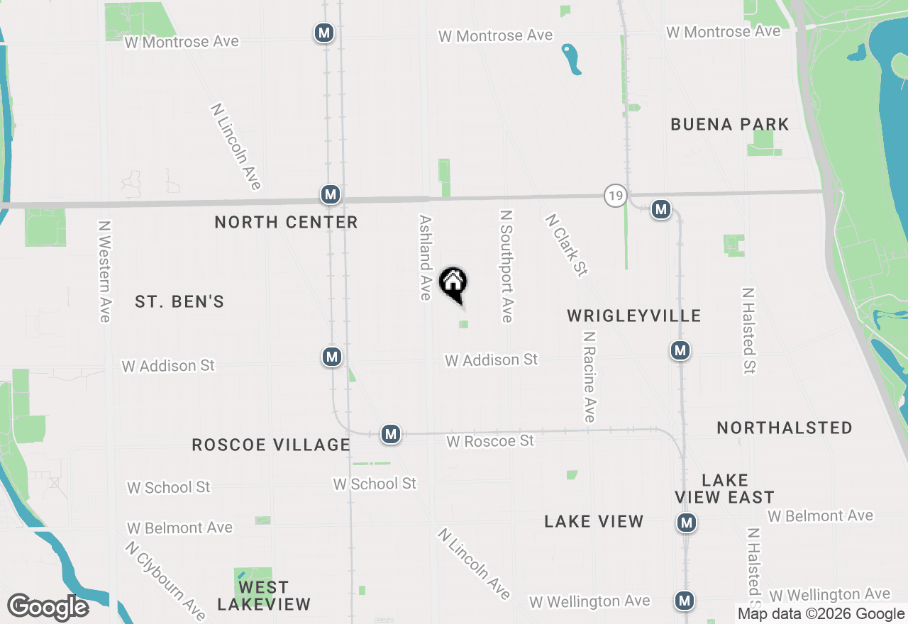Map of 3709 N Bosworth Avenue, Chicago, IL 60613