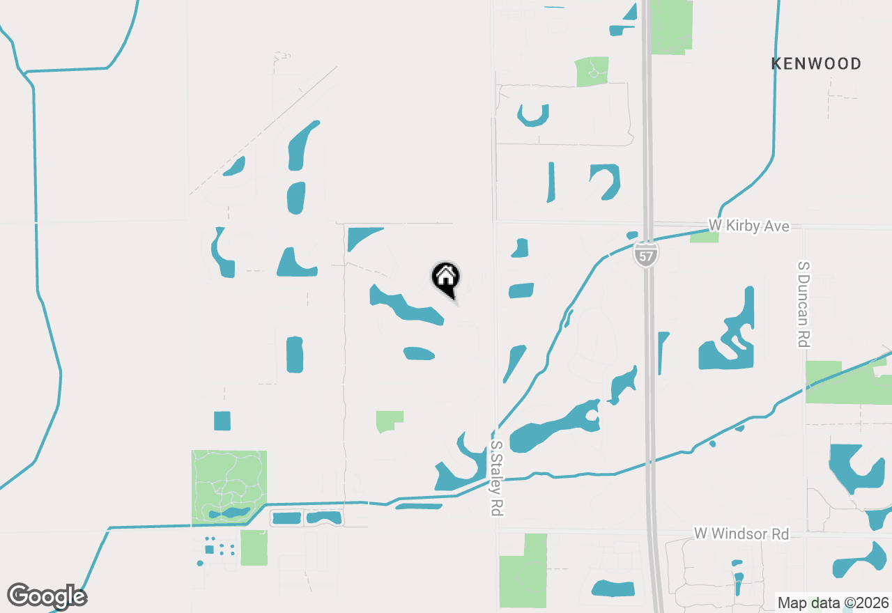 Map of 1808 Foxborough Court, Champaign, IL 61822