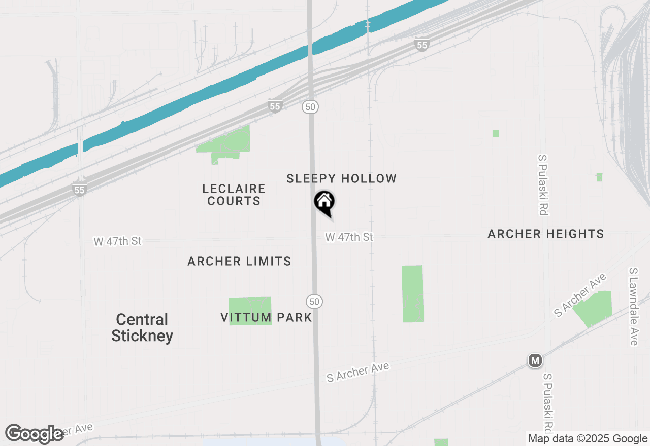 Map of 4628 S Keating Avenue, Chicago, IL 60632