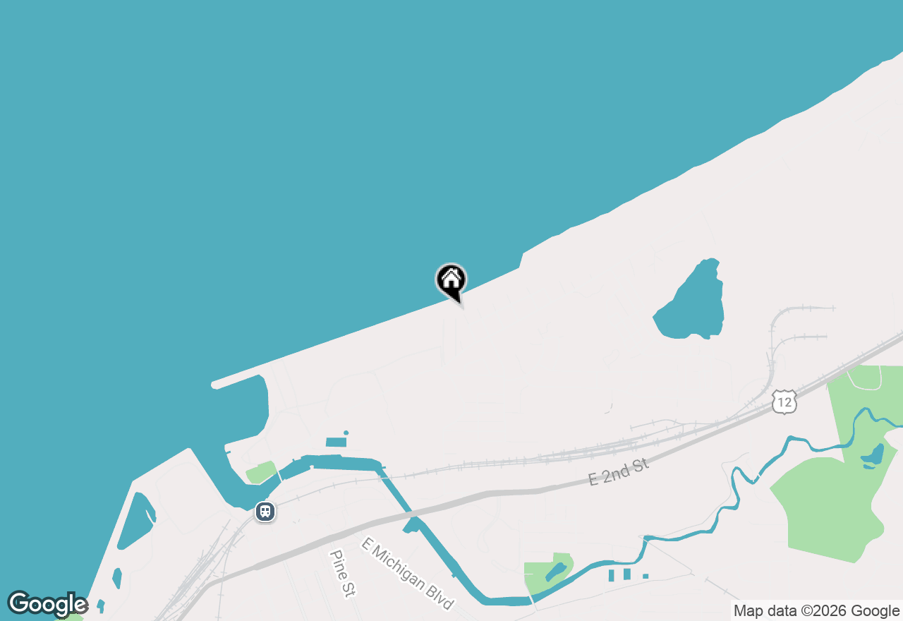 Map of 100 Lake Shore Drive #701, Michigan City, IN 46360