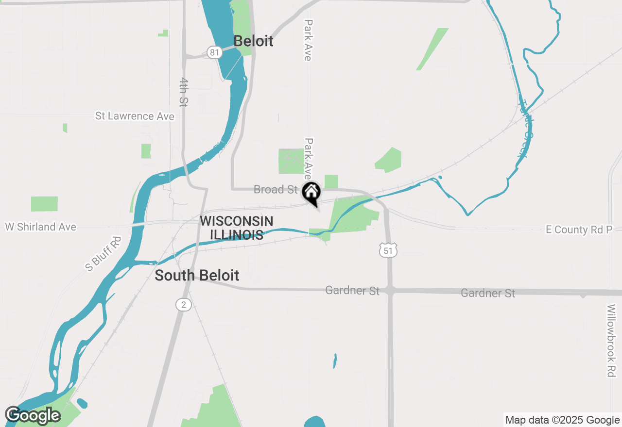 Map of 135 Park Avenue, Beloit, WI 53511