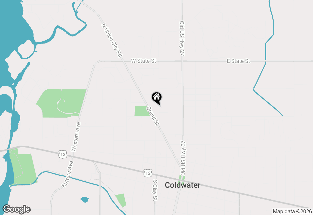 Map of 37 Fairfield Drive, Coldwater, MI 49036