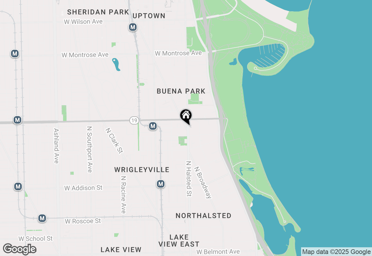 Map of 3928 N Broadway Street, Chicago, IL 60613