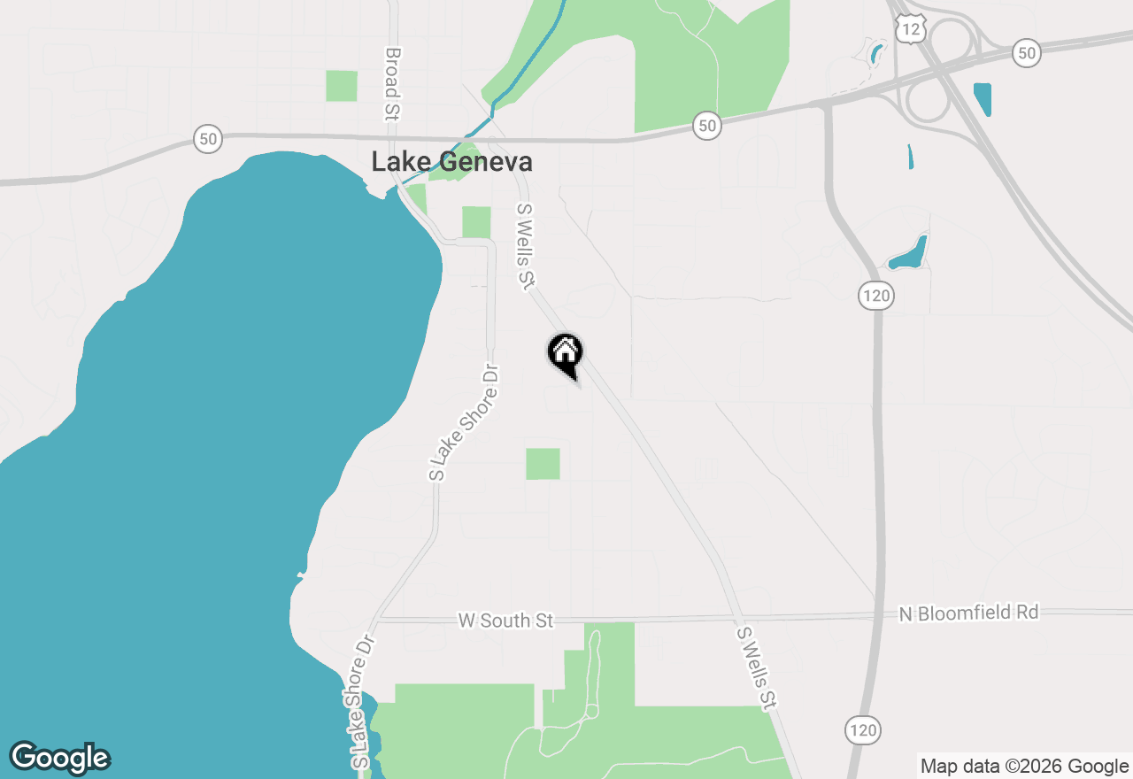 Map of 223 Summerhaven Ln, Lake Geneva, WI 53147
