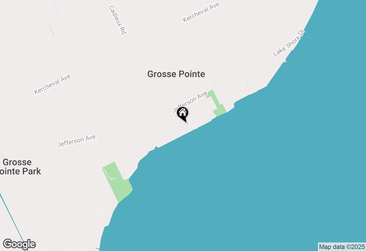 Map of 4 Lakeside Court, Grosse Pointe, MI 48230