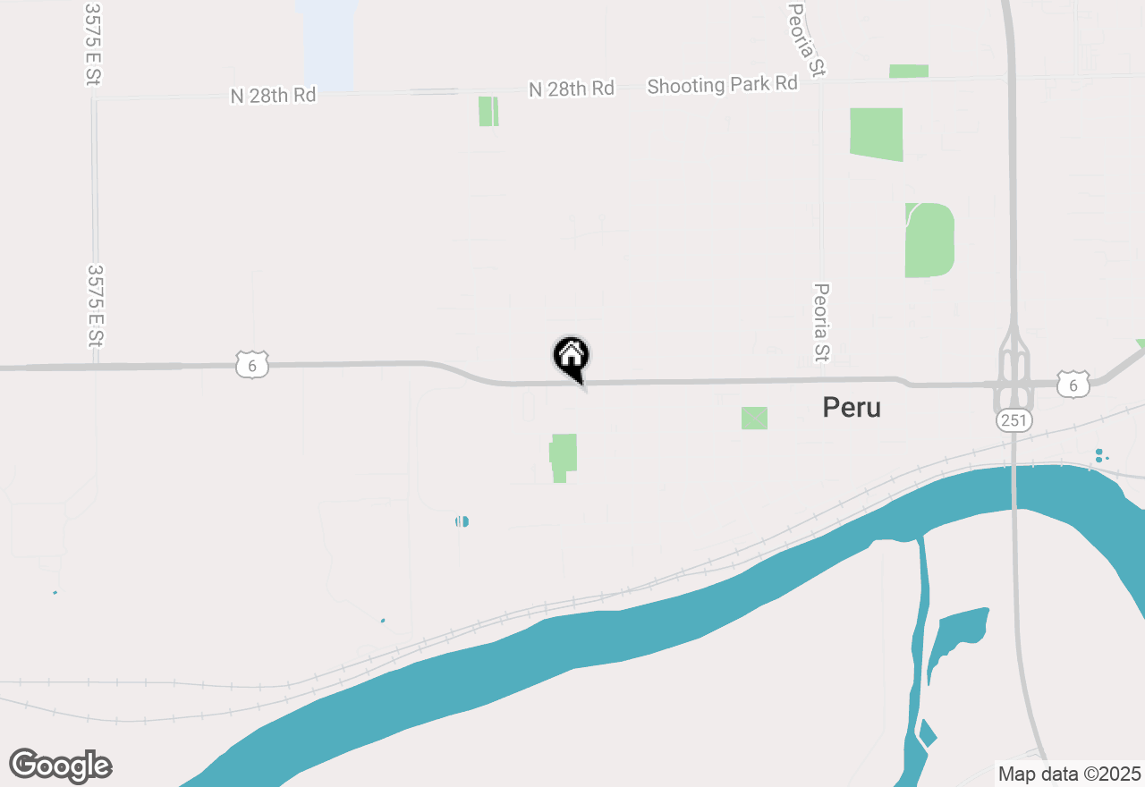 Map of 716 Henry Street, Peru, IL 61354