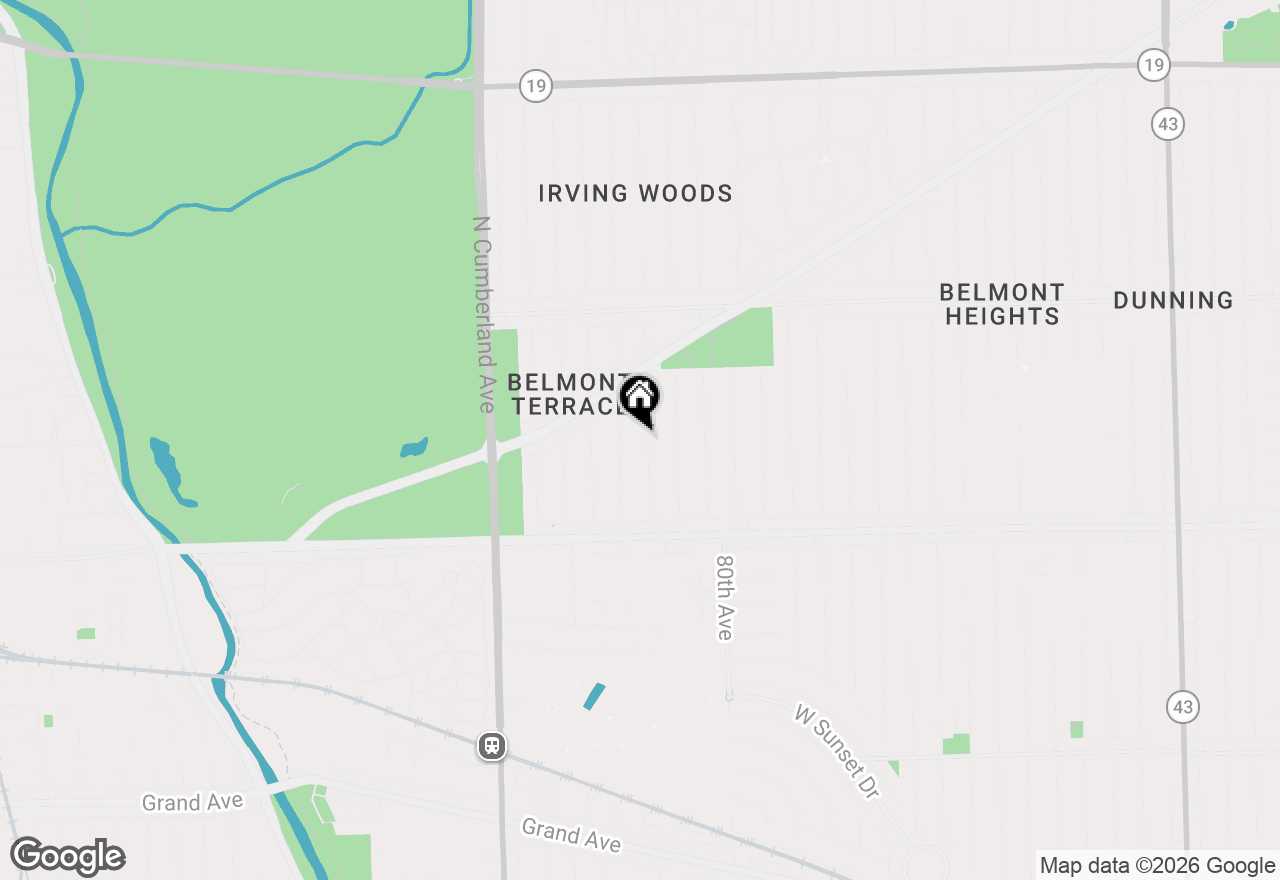 Map of 3349 N Paris Avenue, Chicago, IL 60634