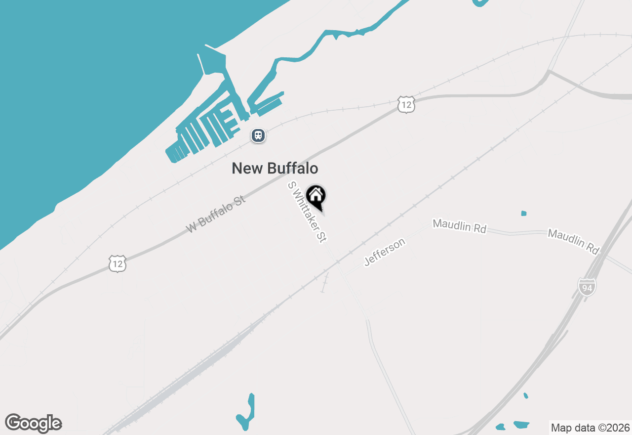 Map of 235 N Whittaker Street, New Buffalo, MI 49117