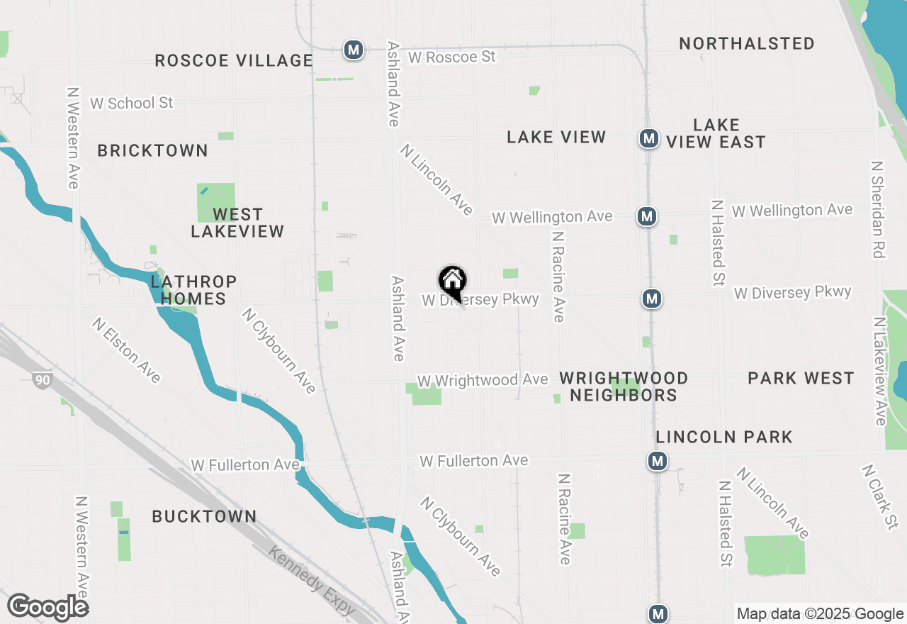 Map of 2733 N Janssen Avenue #B, Chicago, IL 60614