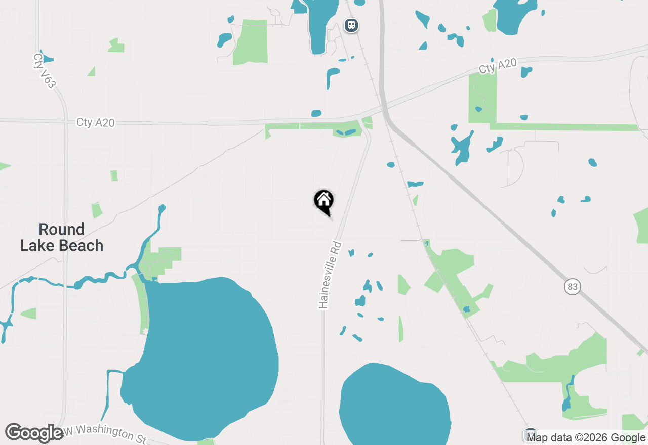 Map of 604 Woodmoor Drive, Round Lake Beach, IL 60073