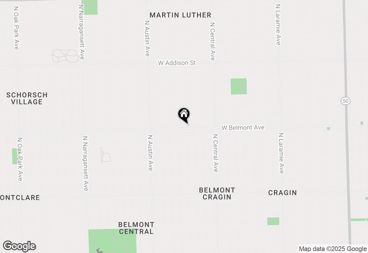 Map of 5756 W Belmont Avenue, Chicago, IL 60634