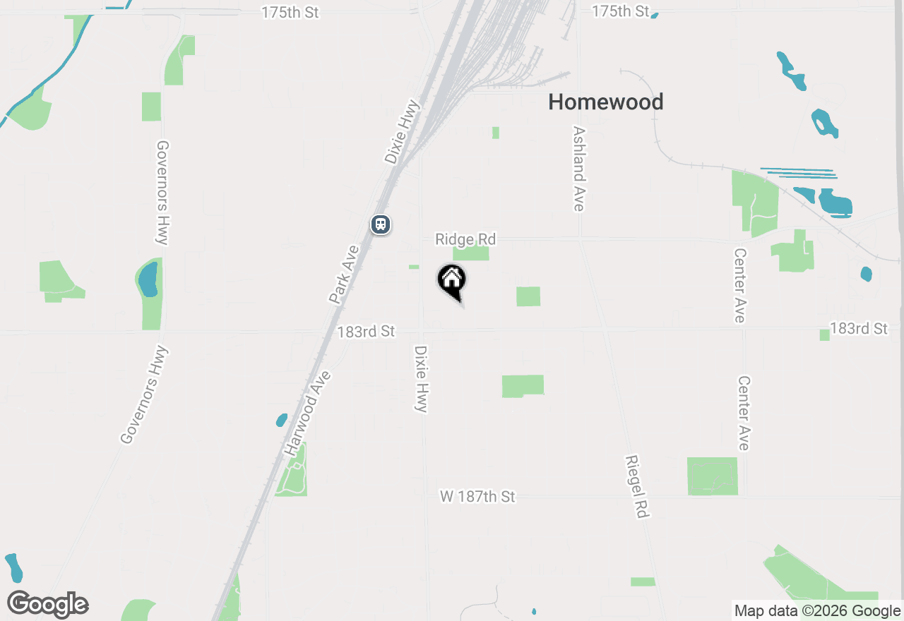 Map of 18241 Gottschalk Avenue, Homewood, IL 60430