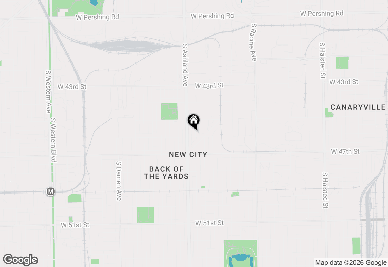 Map of 4548 S Justine Street, Chicago, IL 60609