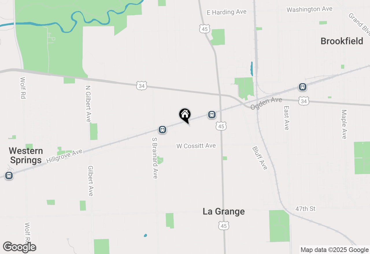 Map of 410 W Burlington Avenue #507, La Grange, IL 60525