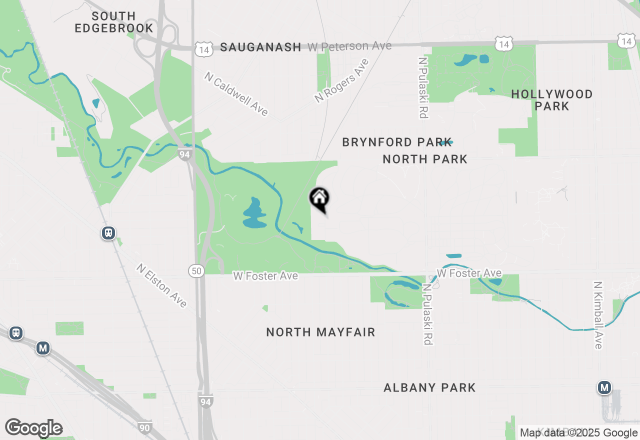Map of 5340 N Lowell Avenue #409, Chicago, IL 60630