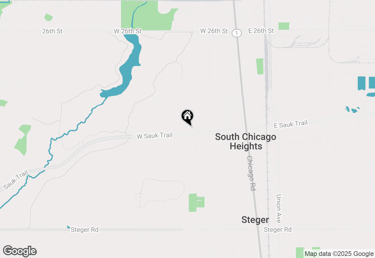 Map of 236 Chestnut Avenue, South Chicago Heights, IL 60411